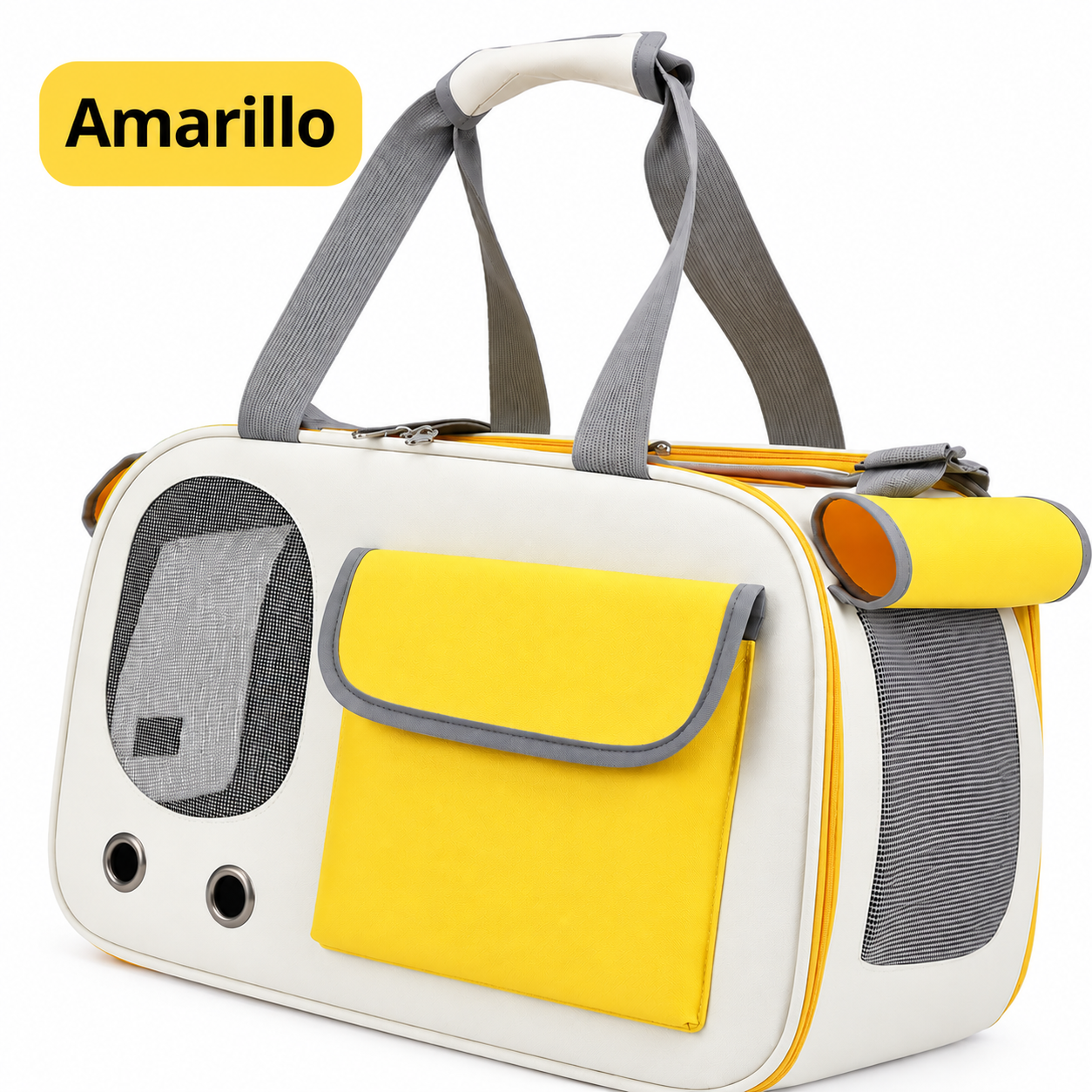 1 transportín portátil para mascotas (gatos y perros), ideal para viajes y actividades al aire libre; apto para gatos y perros pequeños.